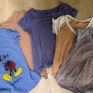 Assorted Graphic and Solid T-Shirts Lot